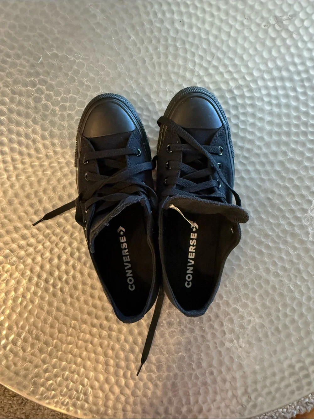 Converse Kids Black Low Top Sneakers